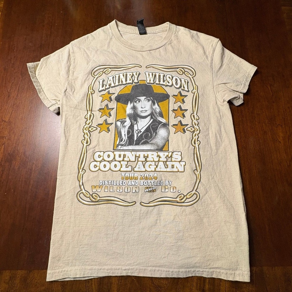 Lainey Wilson Country's Cool Again 2024 Tour Zach Top T-Shirt Small